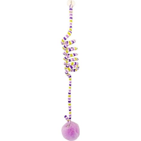 Jouets pour chats à ressort et à pompon, faciles à ranger. Conviennent à une large gamme de jouets interactifs pour chats. (1/5)