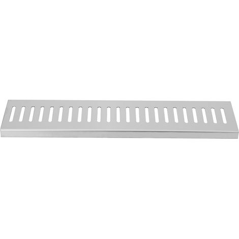 Grille De Drainage Salle De Bain - Acier Inoxydable 40 Cm - Pour Sol Carrelé Ou En Pierre - 1 Pièce (1/5)