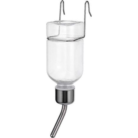 Tragbarer automatischer Wasserspender mit hängenden Trinknäpfen für Kleintiere (Kaninchen, Katzen, Vögel), Größe S. (1/4)