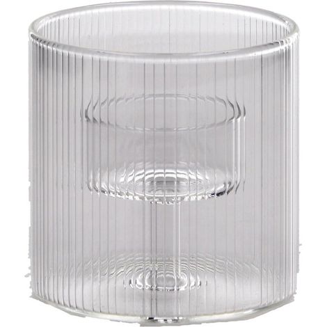 Regalo Italiano Portacandela Tealight D 8 Cm H 8 Cm Vetro Borosilicato