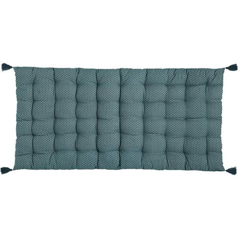 Colchoneta «Otto» azul cerceta 60 x 120 cm - Atmosphera créateur d'intérieur