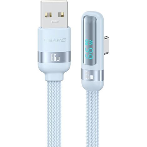 Cavo USB-A/USB-C Usams US-SJ651 da 66 W, 1,2 m, blu. (1/4)