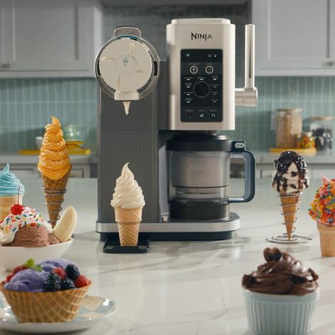 Ninja NC701EU Eismaschine 0,48 l 800 W Schwarz, Silber