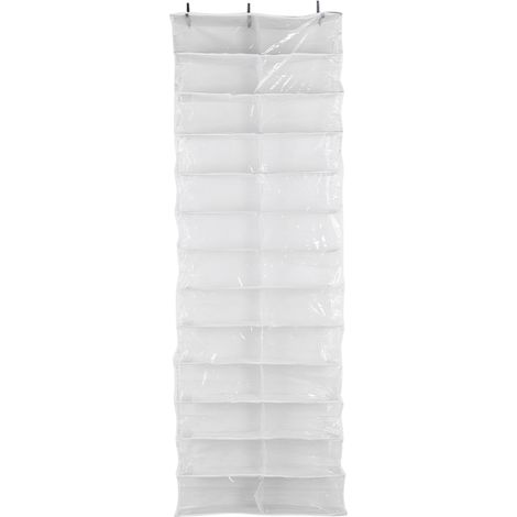 Range-Chaussures Suspendu Pour Porte - Tissu Non Tissé Respirant - 26 Poches De Rangement - Idéal Entrée Et Placard - Lot De 1 (1/5)