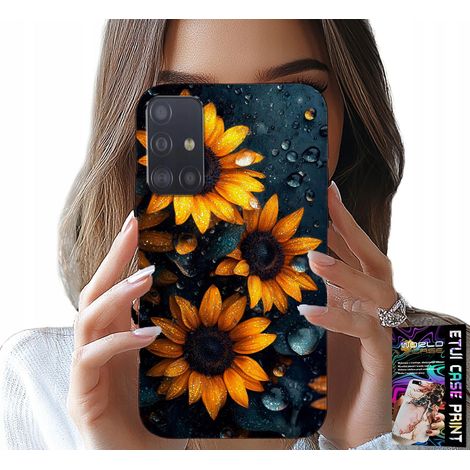 Custodia per Samsung Galaxy A71 - girasoli, girasole, motivi floreali (1/5)