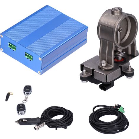 Ferngesteuertes elektrisches Auspuffklappen-Set für Autos mit integrierter Vakuumpumpe, universeller 3-Zoll-/7,6-cm-Anschluss, integrierter Chip (1/5)