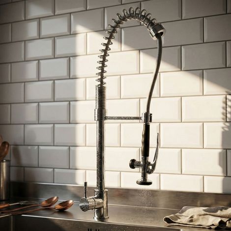 Robinet de cuisine PaulGurkes avec douche extractible et douche de gastronomie (1/5)