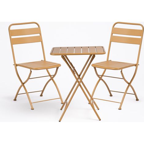 Set tavolo pieghevole (60X60 cm) e 2 sedie pieghevoli Janti SKLUM            