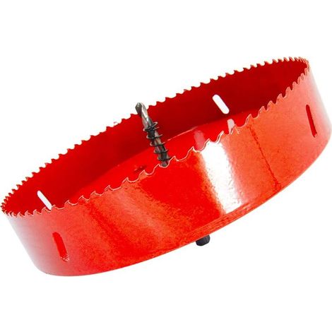 Scie Cloche Bi-métal, Scie Cloche Bois Ø200mm, Scie Trépan Foret de Centrage, pour Percer Plastique, PVC, Bois, Panneaux Fibres, Métal Souple (1/5)