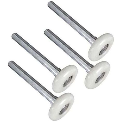 BARKBUSTERS Rouleaux de porte de garage en nylon durable de 4.5cm-12,0 cm tige (lot de 4 (rouleau de porte de garage 120MM4PCS) (1/2)
