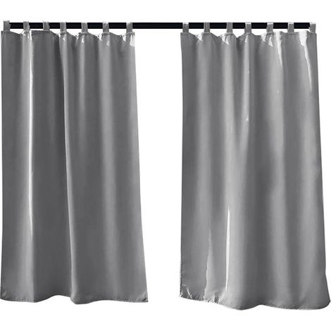 Rideau imperméable avec haut L (1/4)