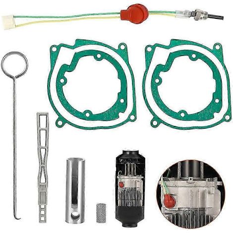Kit de réparation de bougies de préchauffage pour chauffage diesel 12 V/24 V 5 kW/8 kW, avec filtre et joints, pour chauffage céramique de parking (édition 0428). (1/5)