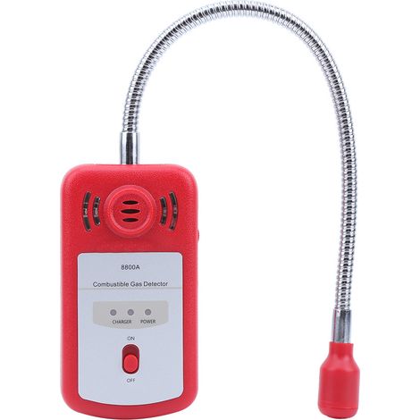 Détecteur de Gaz Inflammable Portable 8800A - Alarme Méthane et Gaz Naturel avec Capteur de Fuite (1/5)