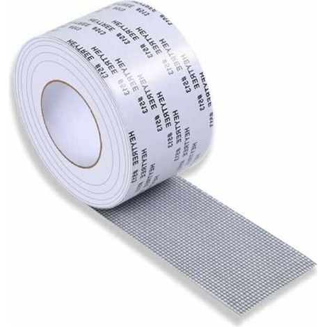 Ruban adhésif Répare moustiquaires fenetre en fibre de verre, 50mm x 2m Auto-adhésif avec Ruban Adhésif Réparation de Fenêtres et Moustiquaires rapidement les déchirures (1/5)