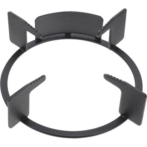 Support De Brûleur à Gaz Semi-coupe-vent En Métal Robuste Adaptable Cuisinière à Gaz Ronde Accessoire Cuisine Pour Usage Domestique (1/4)