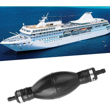 Poire d'amorçage manuelle 6 mm/0,24 pouce pour voiture, bateau ou moteur hors-bord. Pompe à carburant en caoutchouc. (1/5)