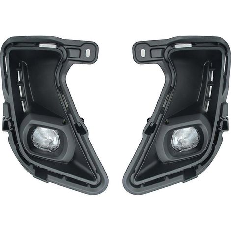 Kit de phare antibrouillard LED pour voiture avec faisceau de câblage et interrupteur d'alimentation (1/5)