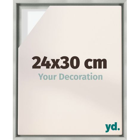 Your Decoration - Cadre flottant  - Argent Mat - Cadre en caisse américaine pour toile sur chassis - MDF - Lyon (1/5)