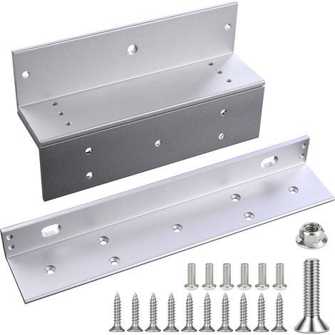 Support Soutien Happe de Fixation pour la Serrure Electrique de Force de Maintien 280KG 600lbs Porte vers l'intérieur pour le Système de Contrôle d'Accès (1/5)