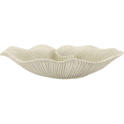 Svuotatasche decorativo in resina beige, 39x24x8,5 cm – Petalo (1/5)