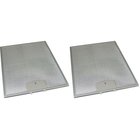 2 x Universal Cooker Hood Metal Grease Filter 250mm x 311mm (1/2)