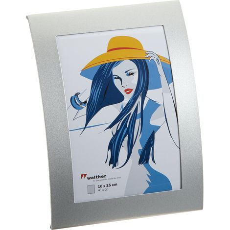 Cadre Photo Argent 10 x 15 cm Portrait Frame TP015S (1/3)