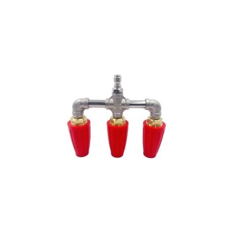 Boquilla turbo para limpiadora de alta presión, boquilla giratoria para limpiadora de alta presión, accesorio de triple boquilla para hidrolimpiadora, accesorios de limpieza de conexión rápida, 4000 P