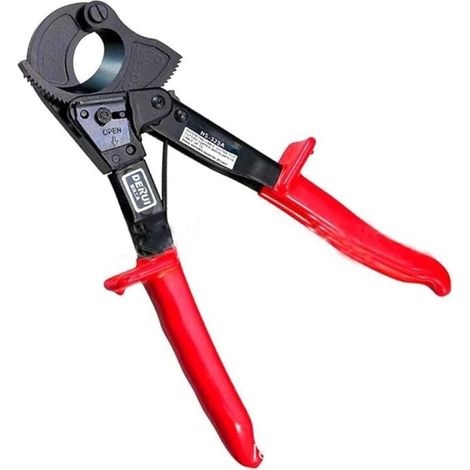 Coupe-câble à cliquet, Coupe-câble à cliquet en aluminium et cuivre, coupe-câble à cliquet et coupe-câble jusqu'à (1/4)