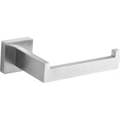 1 Toilettenpapierrollenhalter, gebürsteter Edelstahl 304, zur Wandmontage, für Bad und Küche (1/5)