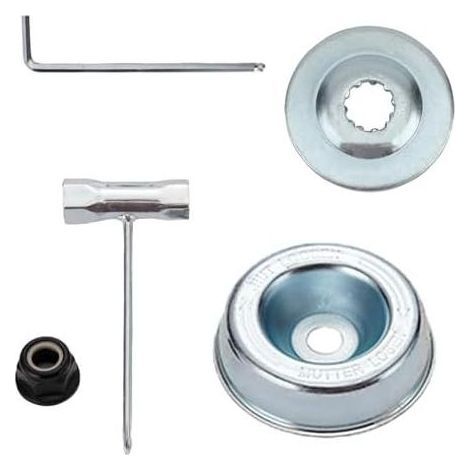 Set mit 4 Reinigungsbürsten für Bohrmaschinen. Hochwertiges Nylon. Für Fliesen, Ziegel und Marmor. Schnellwechsel-Aufnahme (12,7 mm). (1/5)