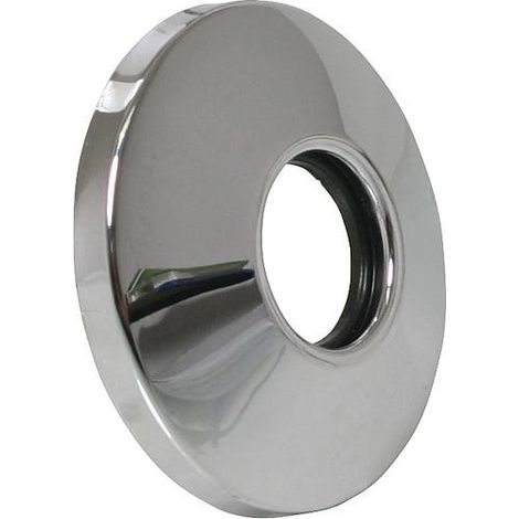 Rosace coulissante pour vanne encastrée chromée, diamètre 70 mm
