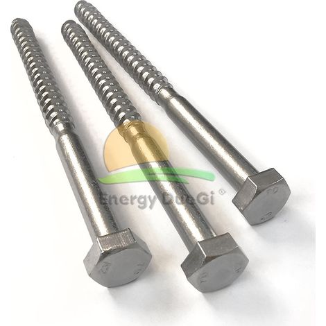 Tirafondo in acciaio inox TE DIN 571-M8X120-A2 (1/2)