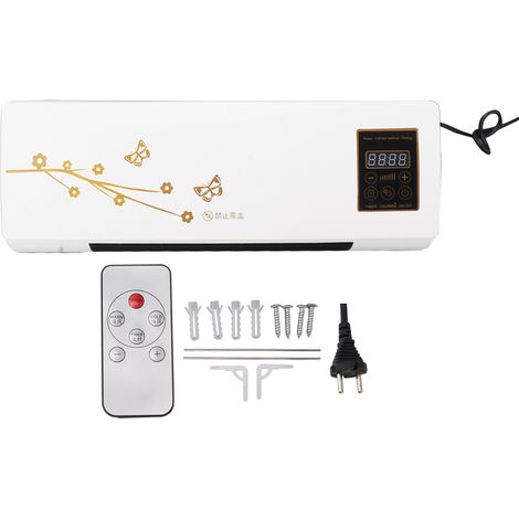 Chauffage mural PTC vent chaud télécommande électrique domestique chauffage naturel (1/5)