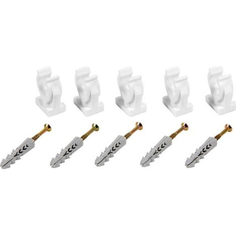 Tycner Einzelrohrhalter mit Stift 18 mm, 5 Stück