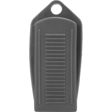 Bloc-porte en caoutchouc gris antidérapant, cale de porte empilable et flexible (1/5)