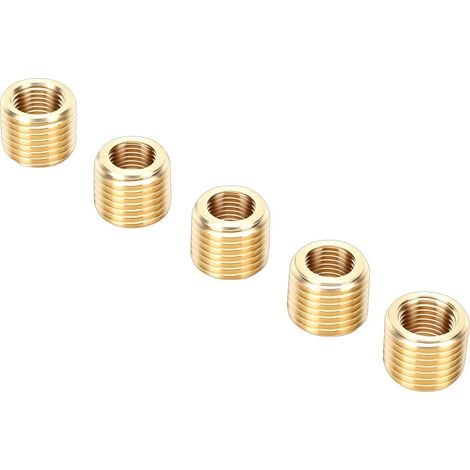 Raccord Réducteur fileté NPT, Douille de Réduction en Laiton 1/4" Mâle X 1/8" Femelle, Lot de 5 avec Diamètre Intérieur de Tuyau 5/16", pour Applications Automobiles et (1/5)