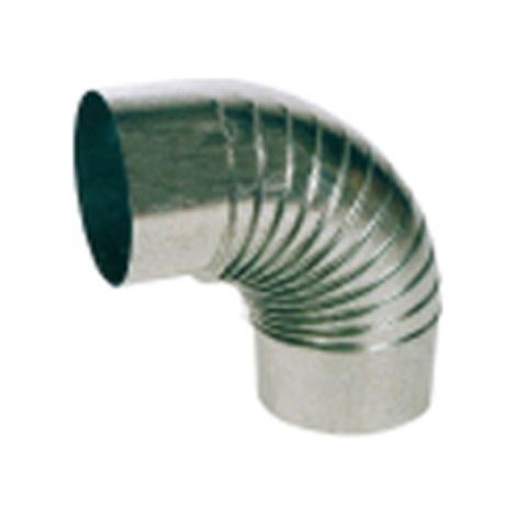 GOMITO STUFA ZINCATO 0,8 MM 45