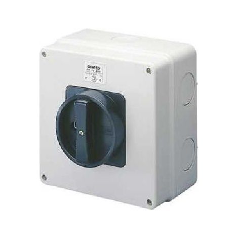 GW70401 Interruptor Giratorio de Pared de Control de 2 Módulos 16A IP65