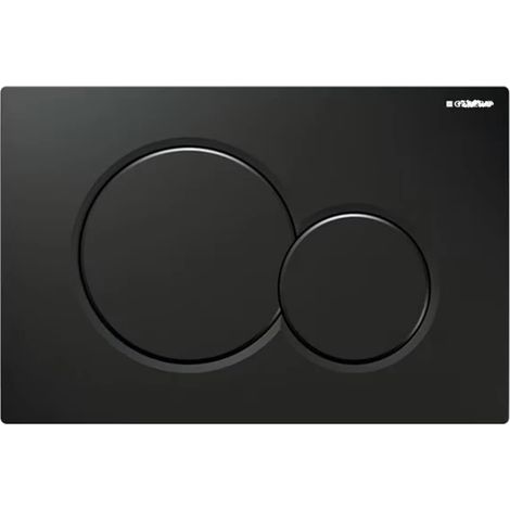 Passend für Geberit Sigma01 WC-Betätigungsplatte (rund, Modell 115.770, Schwarz).