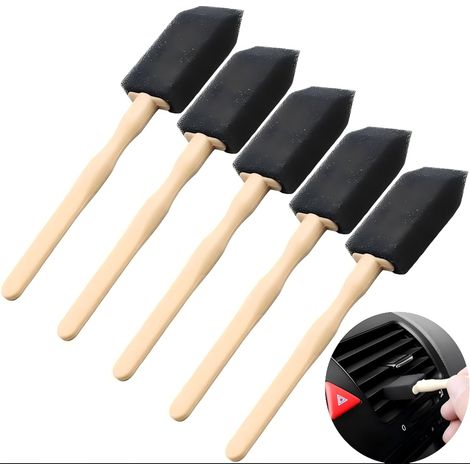 5 pièces Brosse Éponge Lavable Brosse (1/5)