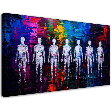 Wandbild Menschen Abstrakt 80x40 cm (1/5)