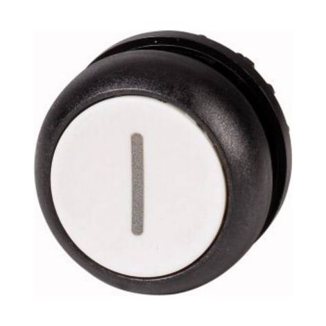 Bouton-poussoir plat blanc I à accrochage EATON M22S-DR-W-X1 (1/2)