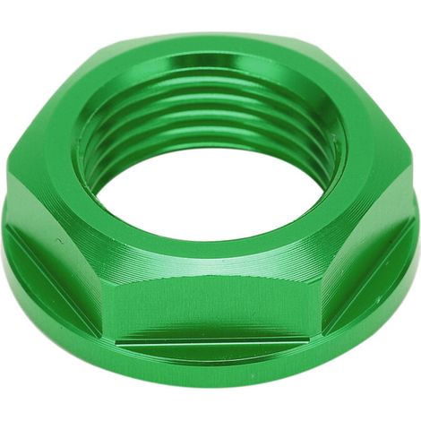 Jeffergarden crou d'essieu de roue avant de moto M18x1, 5, remplacement en aluminium pour KAWASAKI KLX450R 08-19 vert (1/5)