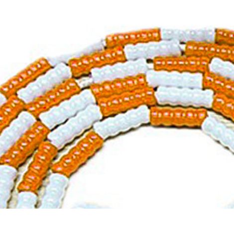 Corde à sauter en plastique souple et réglable, outil d'entraînement pour la salle de sport à domicile, orange (1/5)