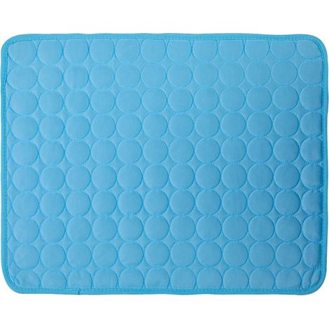 1 Tapis Rafraîchissant, Soie Glacée Imperméable, Lavable Pour Chien Chat, Camping Salon Voyage (1/5)