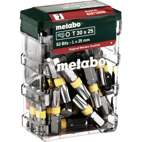 METABO Bit-Box T30, SP, 25-teilig (626716000)