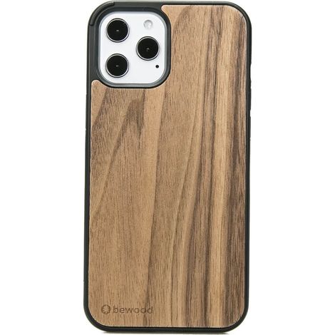 Custodia in legno per iPhone 12 Pro Max NOCE AMERICANO (1/4)