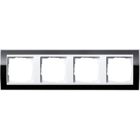 Gira Marco embellecedor 4x Interm. RW Gira Event Negro claro [0214733], 0214 733