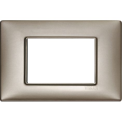 VIMAR - 14653.74 Placca 3M nichel perlato