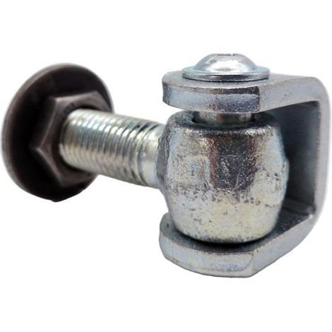 Bisagra PSG 61.012.01 para soldadura - Rosca M16 (ajustable, ojo galvanizado) (1/5)